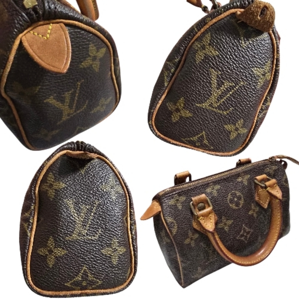 Louis Vuitton Speedy NANO MONOGRAM VINTAGE LV Mini Macro Cute SMALL - Picture 13 of 16